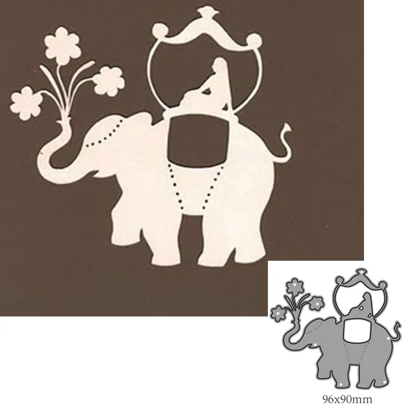 

Металлические штампы вырезанные животные слон украшение для скрапбукинга бумаги рукоделия Нож Форма лезвие перфоратор трафареты