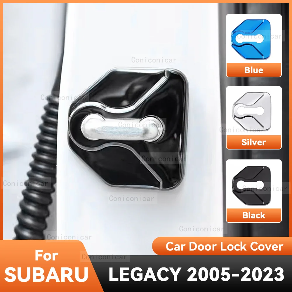 

Аксессуары для SUBARU LEGACY 2005-2023, Автомобильный Дверной замок, защитная крышка, эмблемы, искусственная защита для украшения из нержавеющей стали