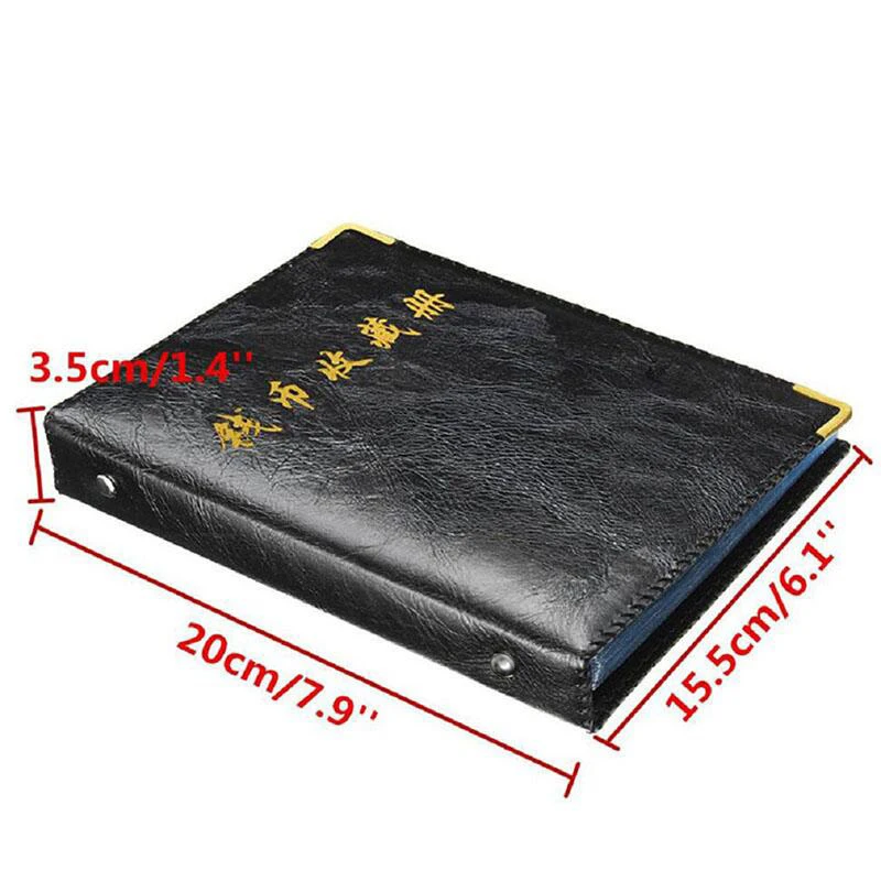 480Coins Storage Book Commemorative Coin Collection Album Holders Collection Volume Folder Hold Multi-Color Empty Coin