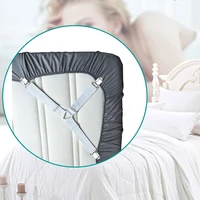 4Pcs/lot Bed Sheet Fasteners Holder Gadgets for Bed Sheet Organizer Mattress Cover Clip For Home Elastic Straps Adjustable Clips 3