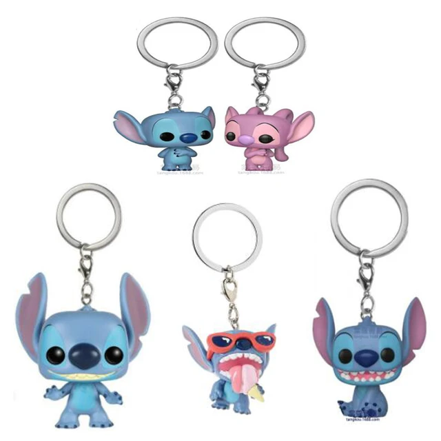 Funko Pop Disney Pocket Keychain Lilo Stitch Elvis Stitch Summer Stitch  Vinyl Dolls Figure Model Toys For Children Birthday Gift - Action Figures -  AliExpress