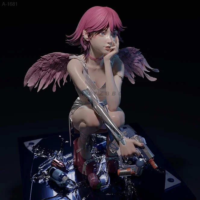 

1/7 Resin model kits figure beauty colorless and self-assembled A-1681