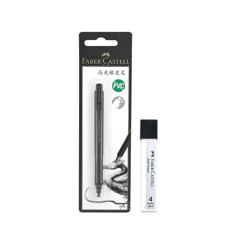 Faber-Castell Eraser Retractable Automatic Pencil Rubber High Precision Pencil Eraser Correction Tools School Office Stationery 6