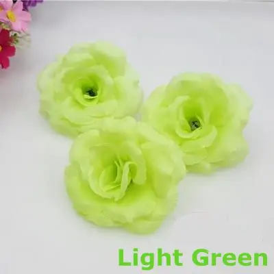 Elegant Deep Purple Silk Rose Flower Heads - 10PCS Set for DIY Decoration & Celebrations