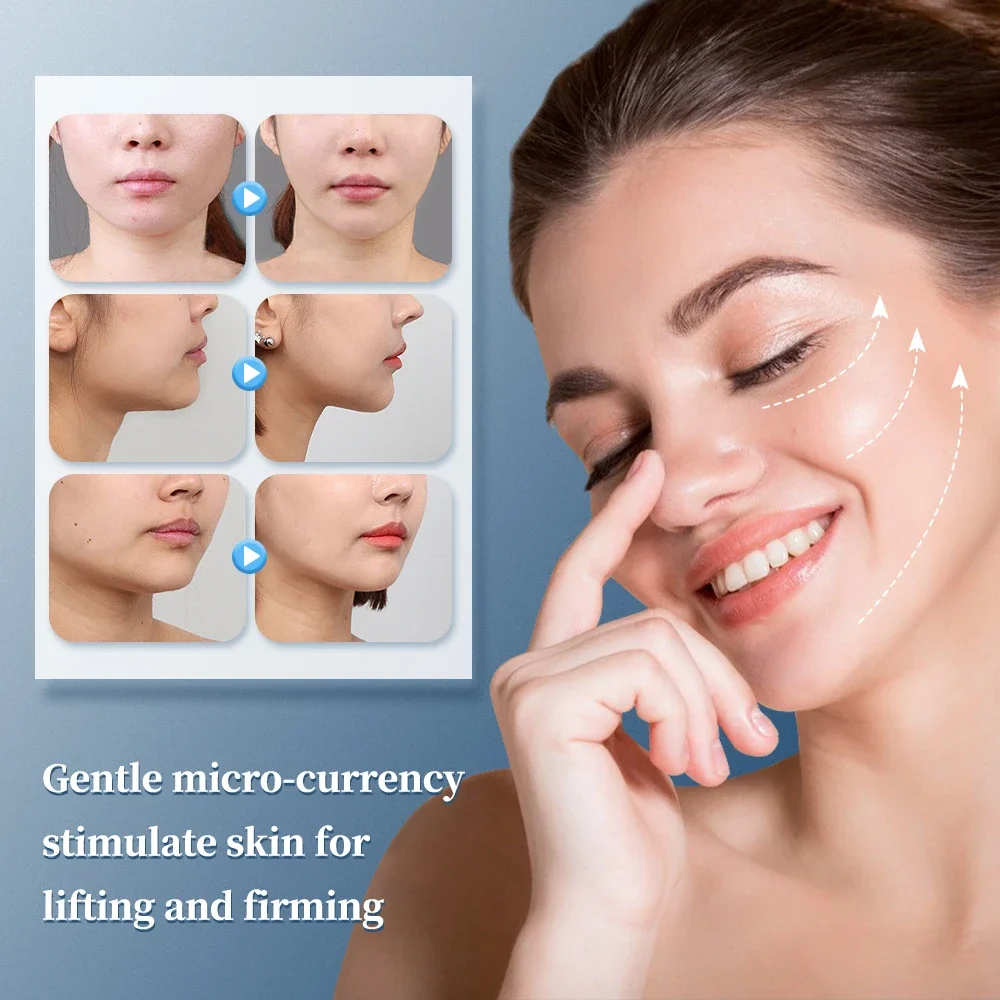 EMS Face Lifting Massage Microcurrent Face For Face Anti Wrinkle Skin Tighten Beauty Health Face Massage 4