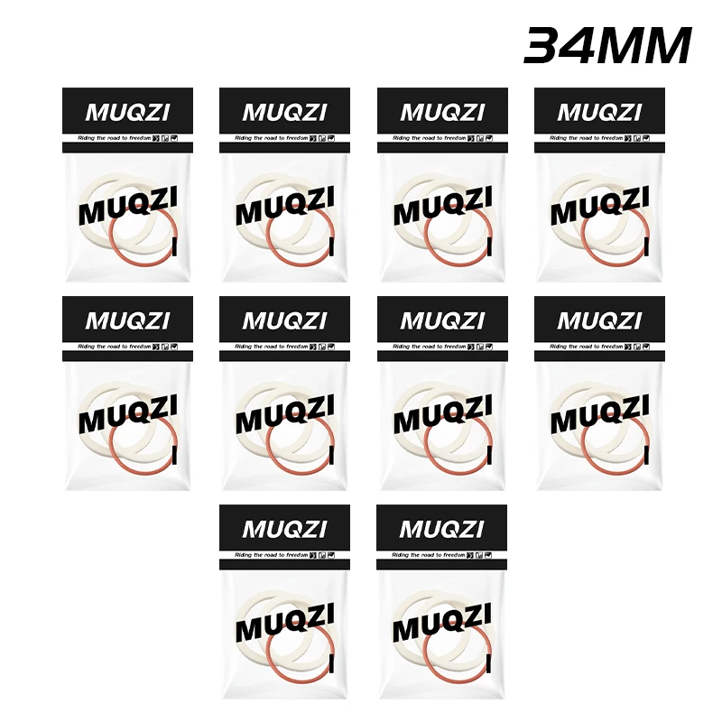 10PCS Mountain Bike Fork Maintenance Sponge Rings - Suspension Fork Lubricating Accessories