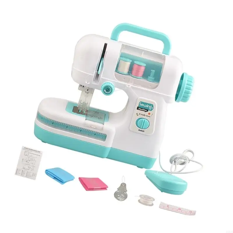 Realistische Elektrische Nähmaschine Spielzeug Für Kinder Pretend Play Simulation Sicher Kunststoff Tragbare Kreative Fähigkeit – Detail 5