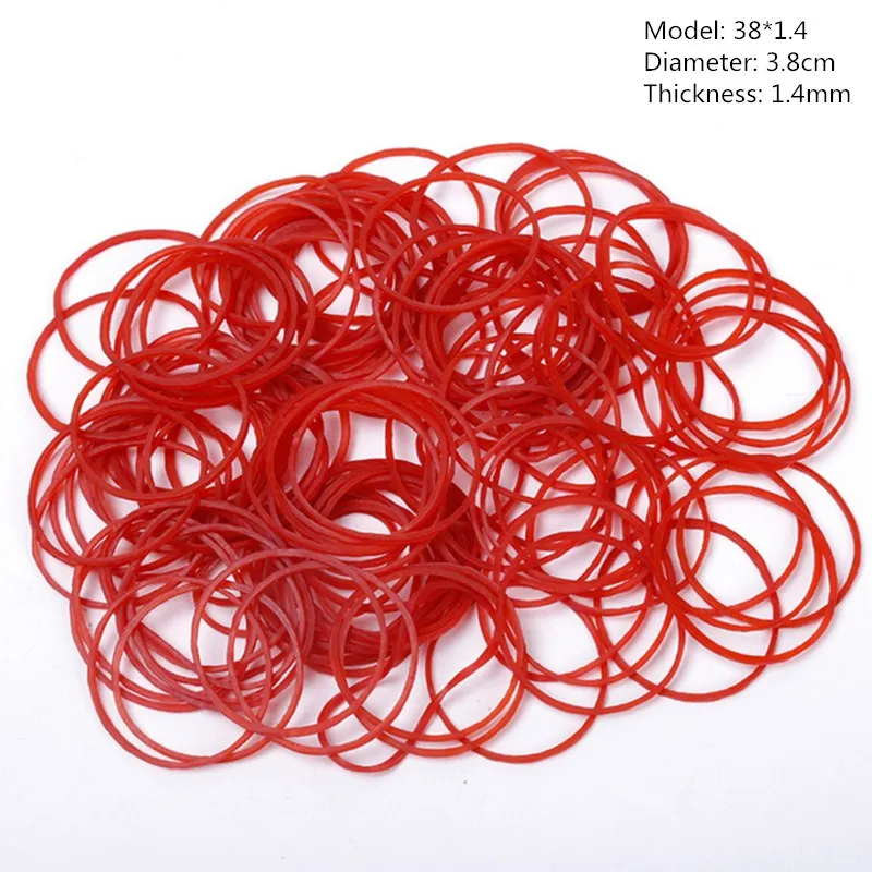 JANYUN 100PCS Large Rubber Bands Heavy Duty Elastic Bands For Office
