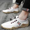 New 2025 Autumn Handmade Leather Casual Men Shoes Design Fashion Sneakers Man Loafers Breathable Low Top Flat Shoes Driving 3