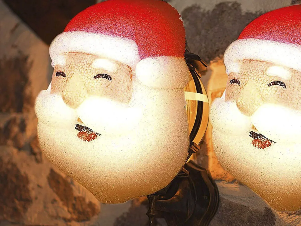 Description Picture 4 of itemChristmas Snowman Porch Light Cover Decorations Wall Lamp Lampshade Fits Standard Outdoor Porch Lamp Decor