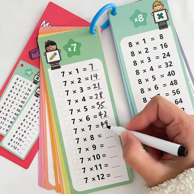 0-12 Multiplication Charts Times Table Cards Self Check Math Learning Tool Practice Quick Calculation Mathematics Flashcard Mathematics Exercise Book Plastic Math Counters Math Drawing Tools
