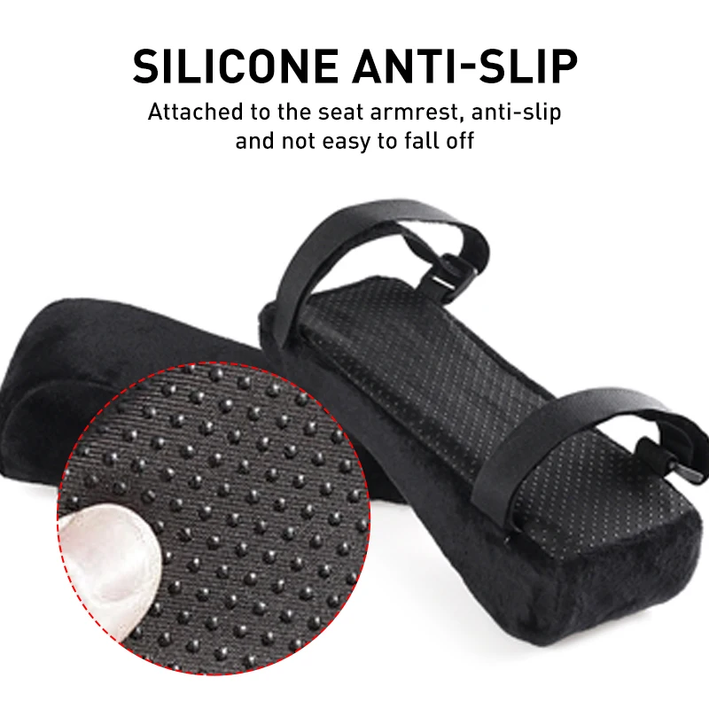 Ergonomic Armrest Mat - Office Chair Glove Pillow - Elbow Support Mat for Computers, and Office Chairs (2-piece Set) 6