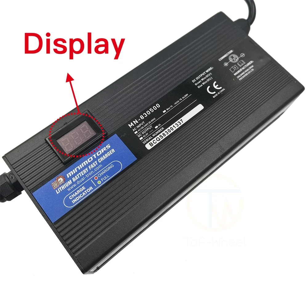 DUALTRON 72V Electric Scooter Charger 83V 5A with display Quick Charger Dualtron X Ⅱ UP New Dualtron Storm Thunder III