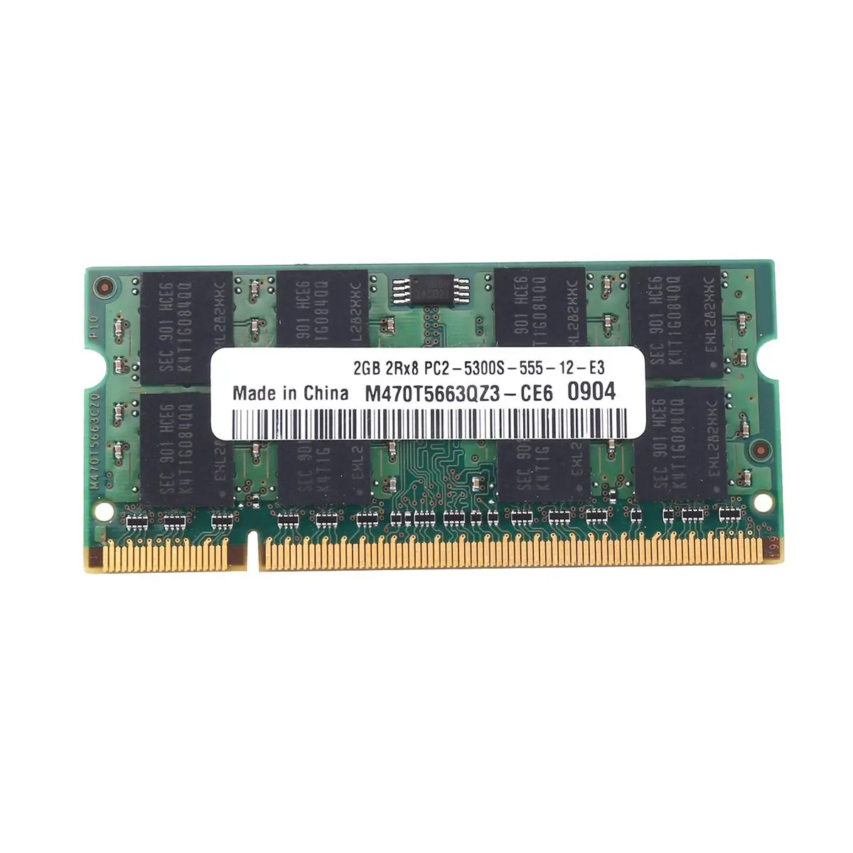 A003 DDR2 2GB RAM 메모리 PC2 5300 노트북 RAM 메모리아 SODIMM RAM 667MHz 메모리 200핀 RAM 메모리