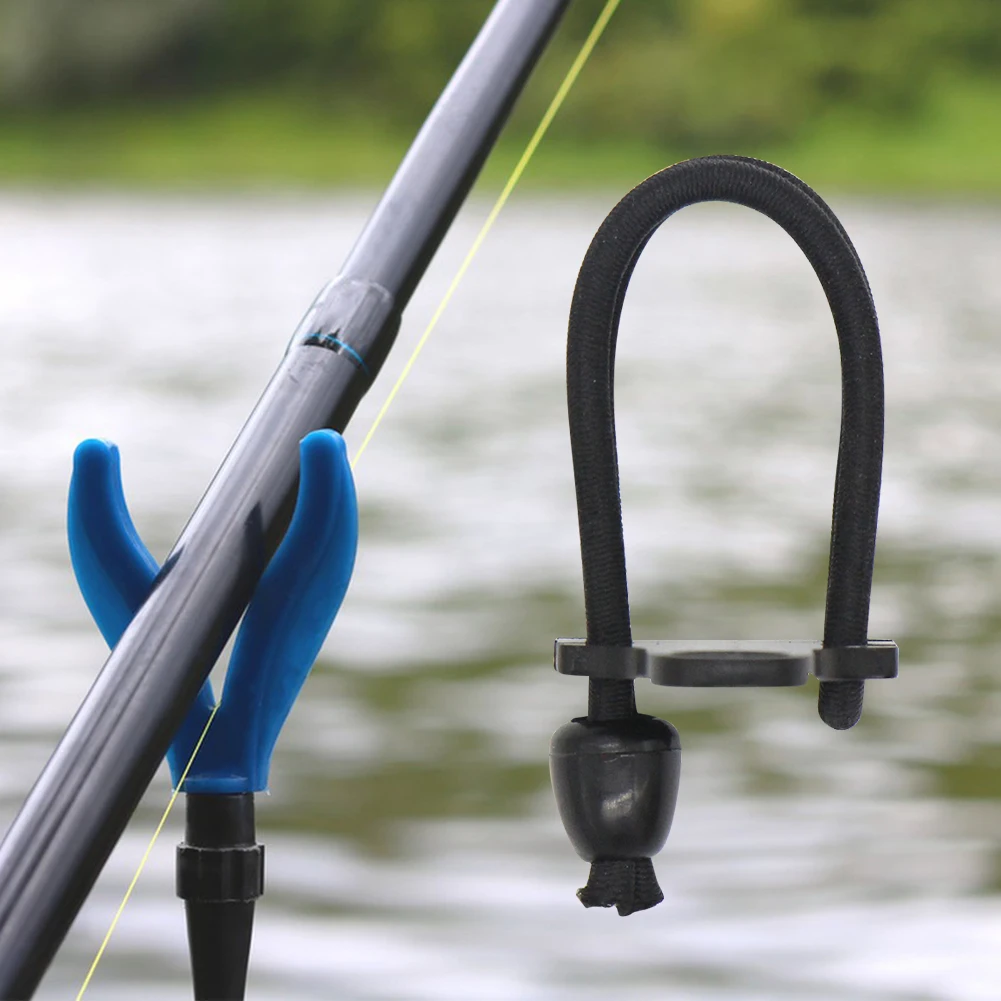Bungee Rod Lock Prevent Falling Off Carp Fishing Rod Lock Fishing Rod Fixing Strap Carp Fishing Accessories