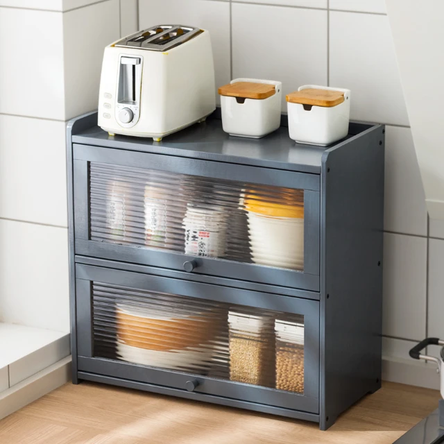 일본식 식사를 위한 간편한 사이드 캐비닛: 차도구와 식기를 정리하는 현대적 해결책