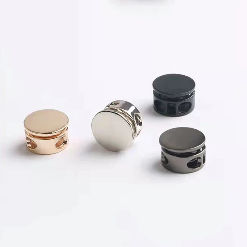 10Pcs Metal Cord Lock Stopper Rope Toggle Clamp Clip Buckle Lanyard End Fastener Backpack Clothing Garments Sewing Accessories
