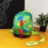 Infant Baby Dinosaur Safety Harness Backpack Toddler Kids Canvas Leash Anti-lost Kindergarten Bag Children Animal Schoolbags 6