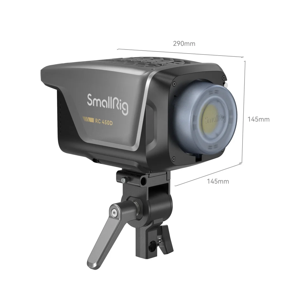 Smallrig-RC350 RC450 사진 스튜디오 플래시 라이트, 전문 COB 필 라이트 블루투스 앱 제어 LED 비디오 사진 3961