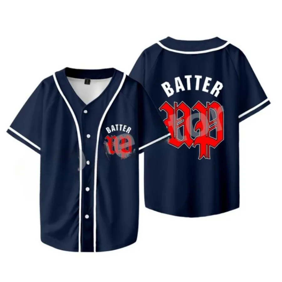 babymonster ベースボールシャツブラック サイズM