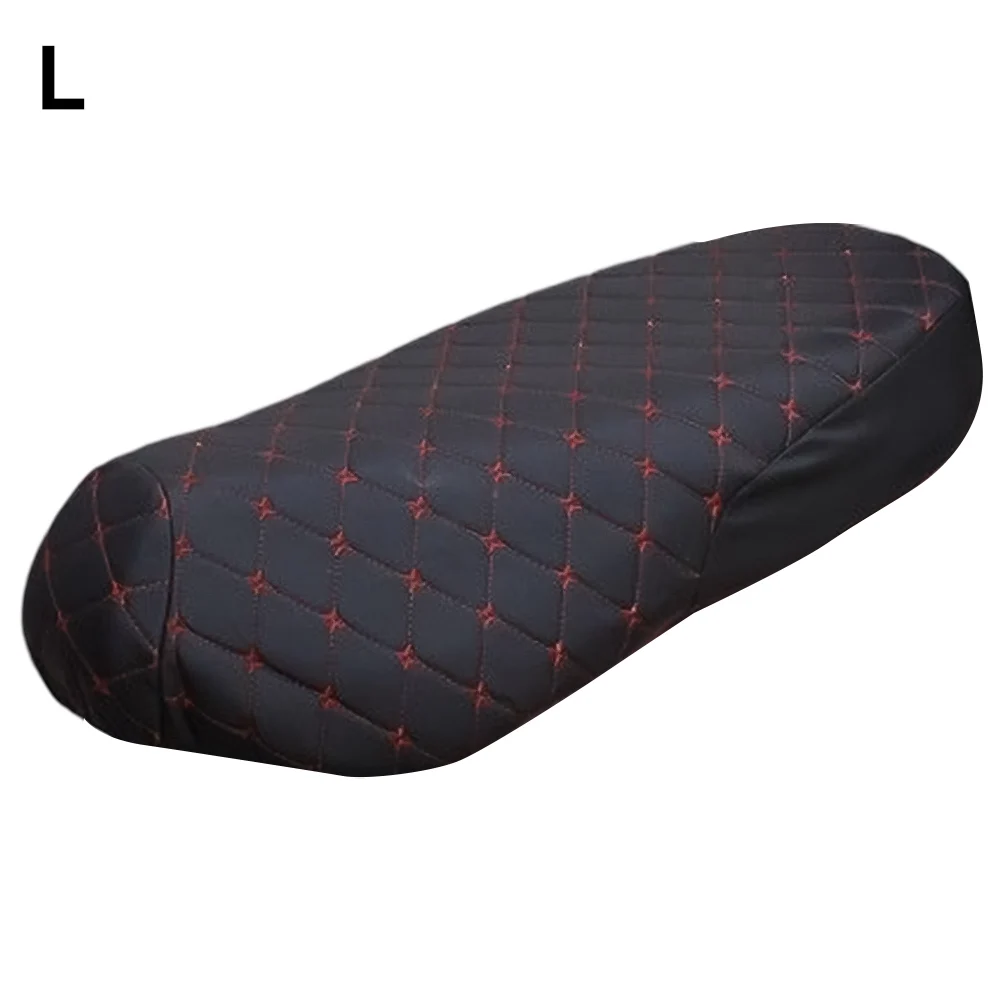 Motorcycle Seat Cover Leather Cover Breathable Anti-slip Pad Scooter Cushion Protector Waterproof Anti-skid Seat Protection
