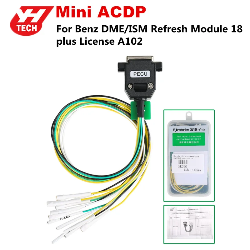 Yanhua Mini ACDP для Benz DME ISM модуль обновления 18 с лицензией A102 |