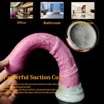 FAAK horse dildo Long anal plug Realistic Ejaculation Squirting Dildo With Suction Cup Animal Penis Silicone Sexy Toys For Women 5