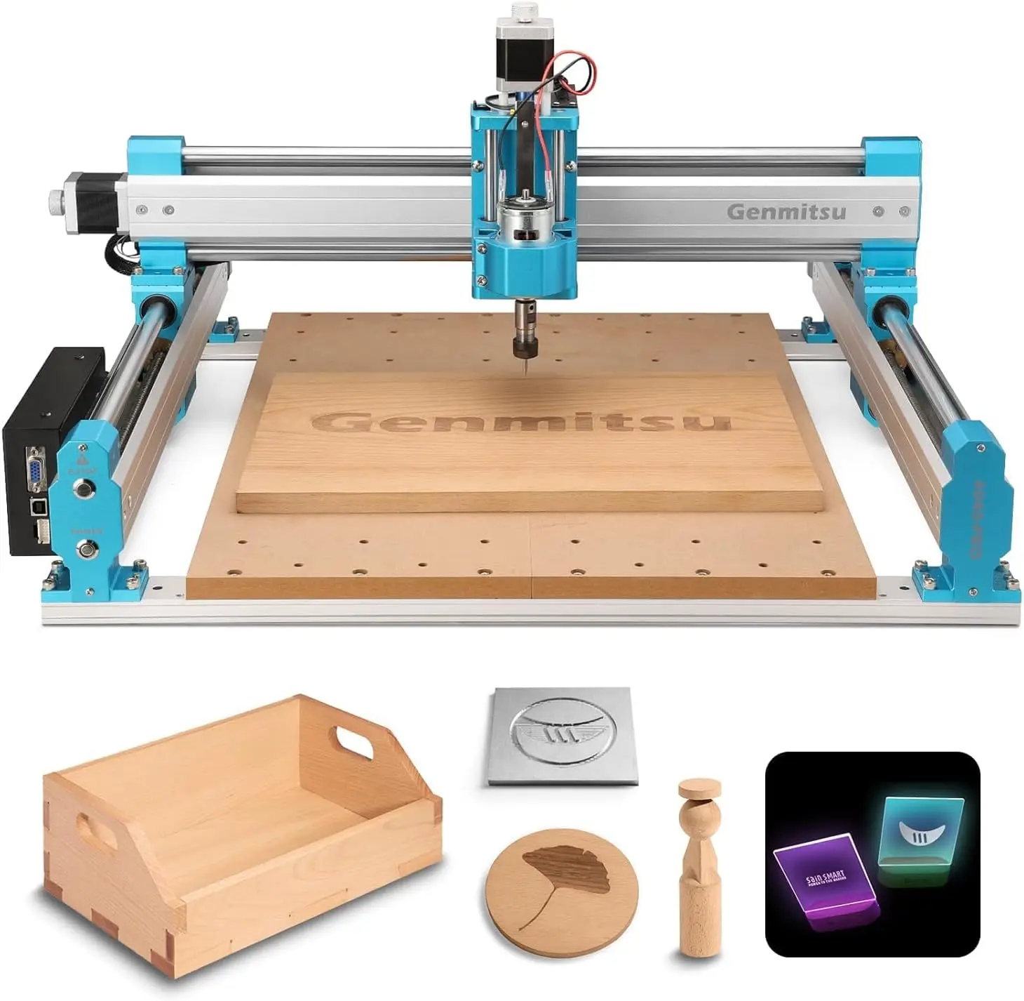 

CNC Router Machine 4040-PRO for Woodworking Metal Acrylic MDF Nylon Cutting Milling GRBL Control 3 Axis CNC Engraving Machine