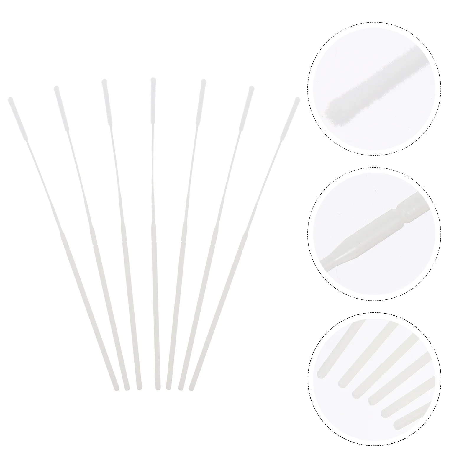 

20 Pcs Disposable Flocking Wipe Single Use Sampling Sticks Sampler Specimen Labial De Isopo Nasopharyngeal