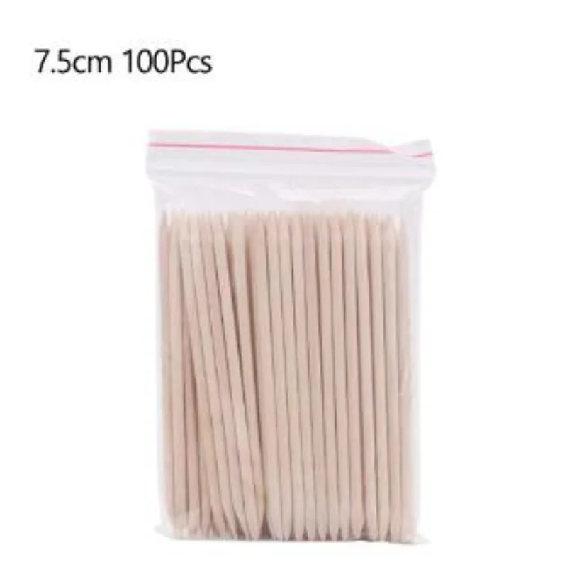 Orange Wood Sticks for Nails BULK Double Sided Cuticle Pusher Remover Nail Art Manicure Pedicure Tool for Manicure nail manicure tool