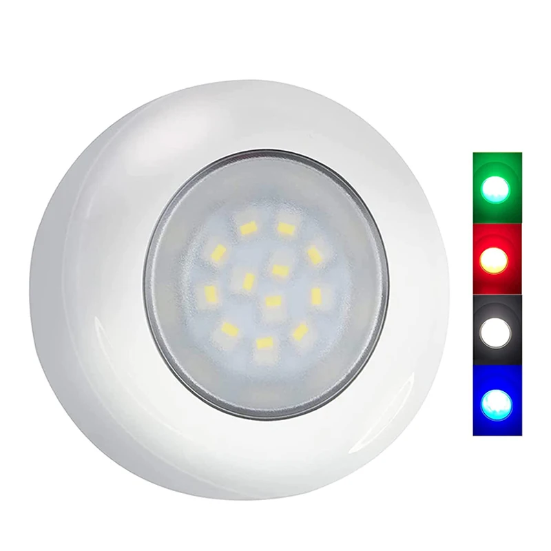 Boat Accessories Marine LED Ocean Courtesy Light Ship Courtesy Light RGBW Flush Surface Mount 12V 7.62cm