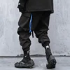 11 BYBB'S DARK Hip Hop Cargo Pants Men Ribbons Casual Loose Joggers Trousers Elastic Waist Fahsion Harajuku Streetwear Pant W582 2