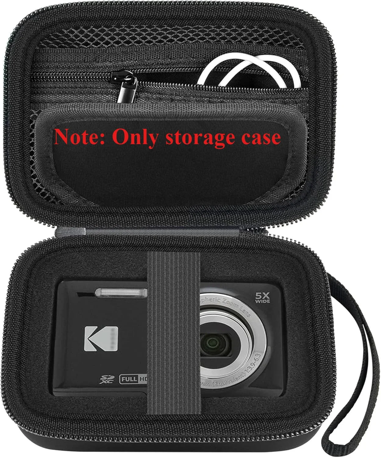 (רק קופסה) תיק מצלמה דיגיטלית תואם את Kodak עבור PIXPRO FZ55/45/53/43/WPZ2, גם עבור CAMKORY/עבור Lecran/עבור VAHOIALD