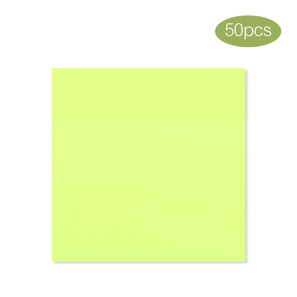 Creative Transparent PET Sticky Notes - 50 Sheets - Planner & Stationery Supplies