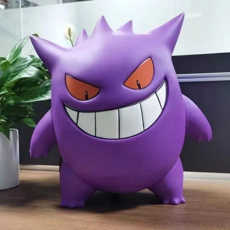 

37.5cm Original Pokemon Size 1:1 Gengar Action Figure Toy With Box Gifts For Adult Christmas Birthday Gift Model Ornament