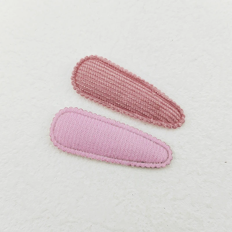 Filz Stoff Haarclip Cover Pad, Applikationen für Kleidung, Näh zubehör, DIY Kopf bedeckung, Bogen dekor Patches, 5,5 cm, 60 Stück – Detail 16