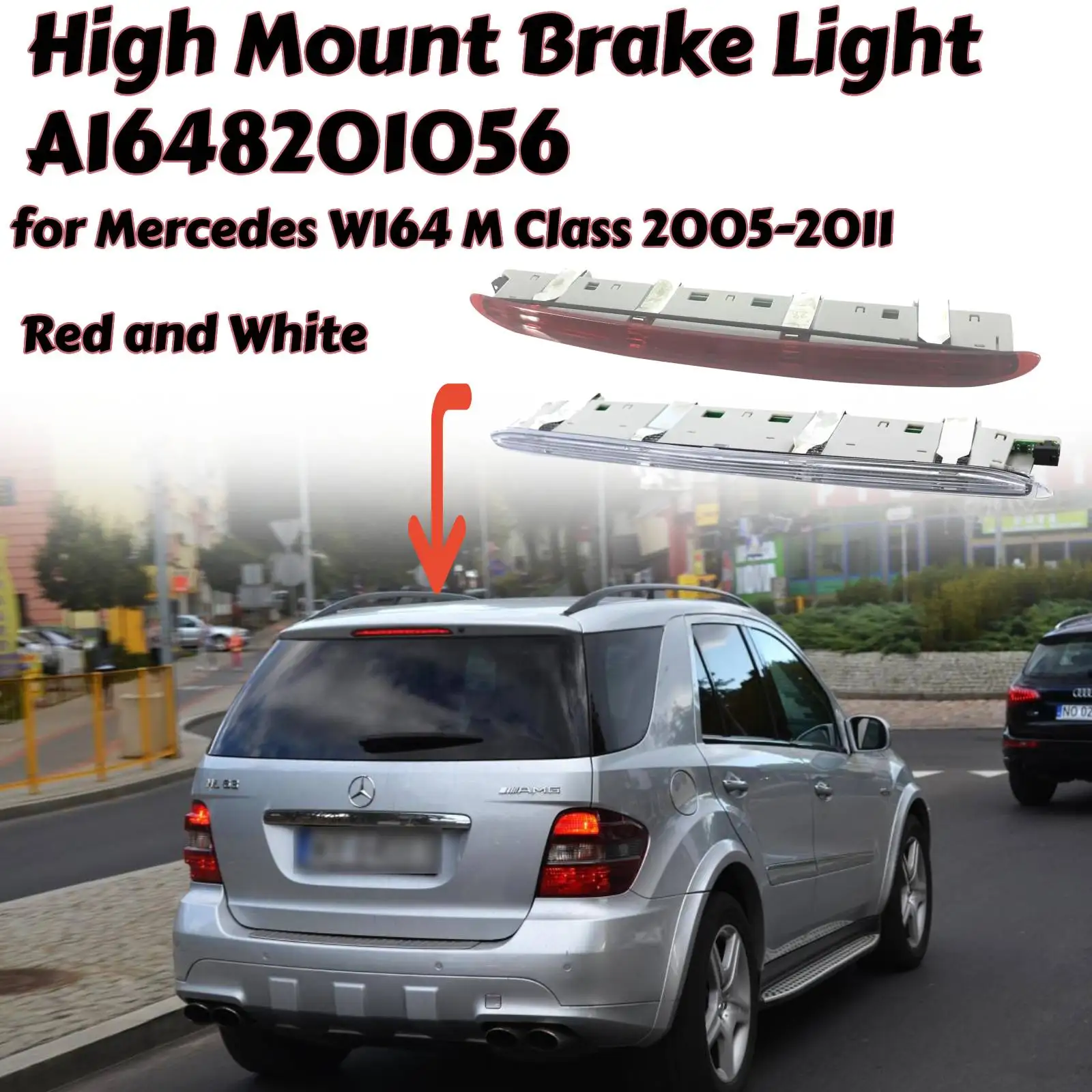 HighMountBrakeLightThirdRearStopLampFitA1648201056for