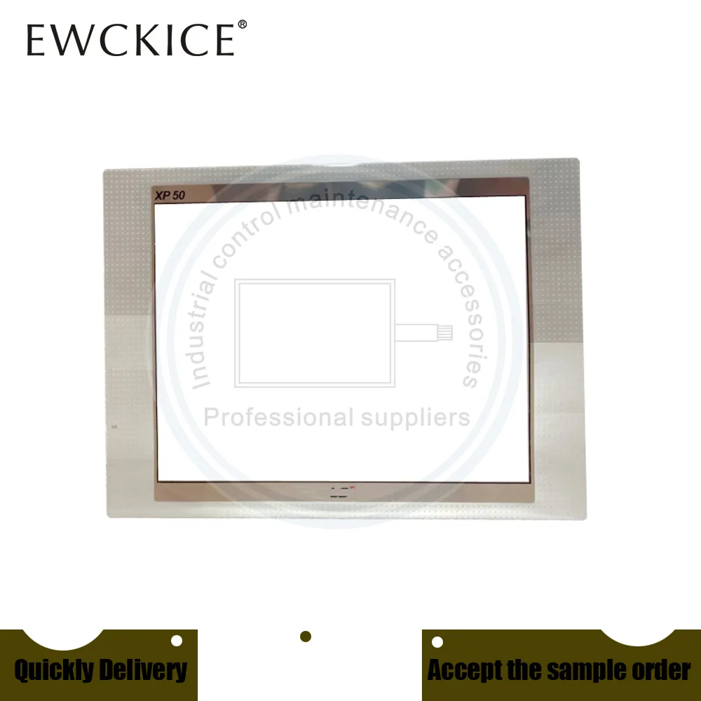 Tela de Toque Frontal e Frontlabel xp 50 Hmi Xp50-tta Xp50-tta ac Xp50-tte dc Plc - Imagem 5