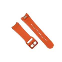 Premium No Gaps Quick Fit Silicone Strap - Galaxy 7 6 5 4 44mm (Orange)