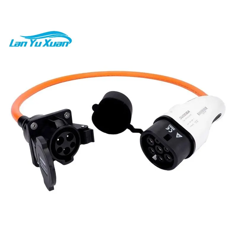 32Amp Type 2  Female EV Plug Type 2 to Type 1 EV Charging Socket Car Charger Cable Extension Cord /Hot Seling EV Charging Socket