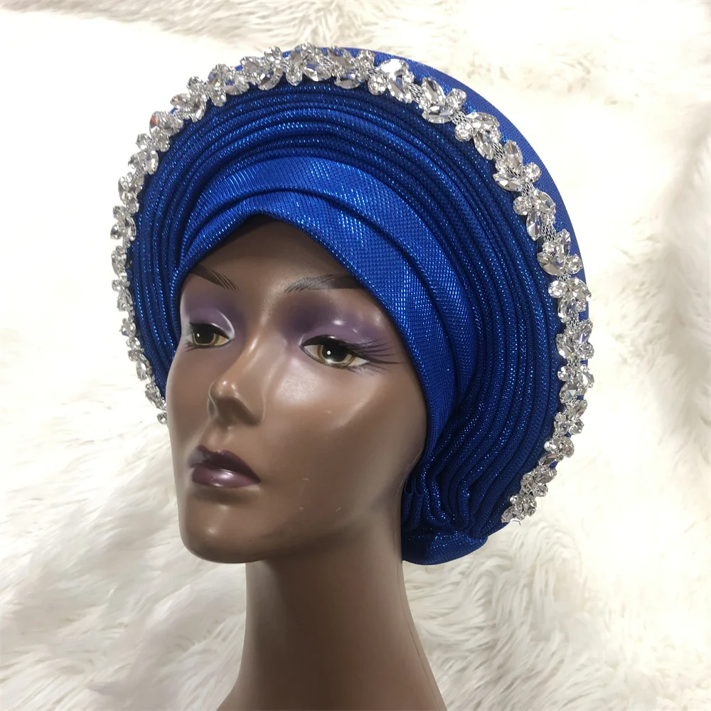 2022 Auto Gele Headtie Big Size Women Cap For African Hats Nigerian Auto Gele ASOOKE Headtie ASOEBI Headtie Wholesale Turban