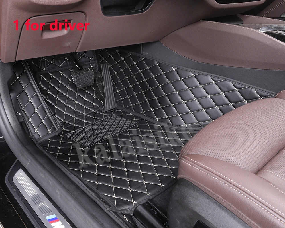 Tappetini Auto In Similpelle Per Hyundai Terracan (2001-2012) – Set Antiscivolo, Assorbenti, Guida A Sinistra (Nero) - 3