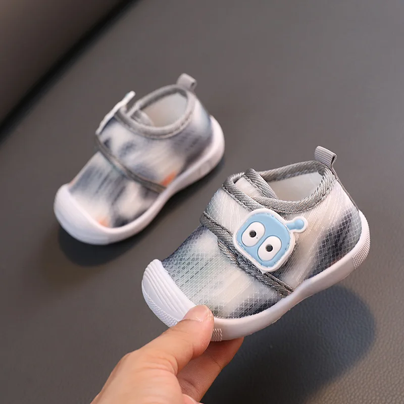 Spring Autumn Baby Shoes Newborn Baby Girls Boys Cute Causal Shoes Anti-slip Soft Sole Sneakers Prewalker Breathable Crib Shoes