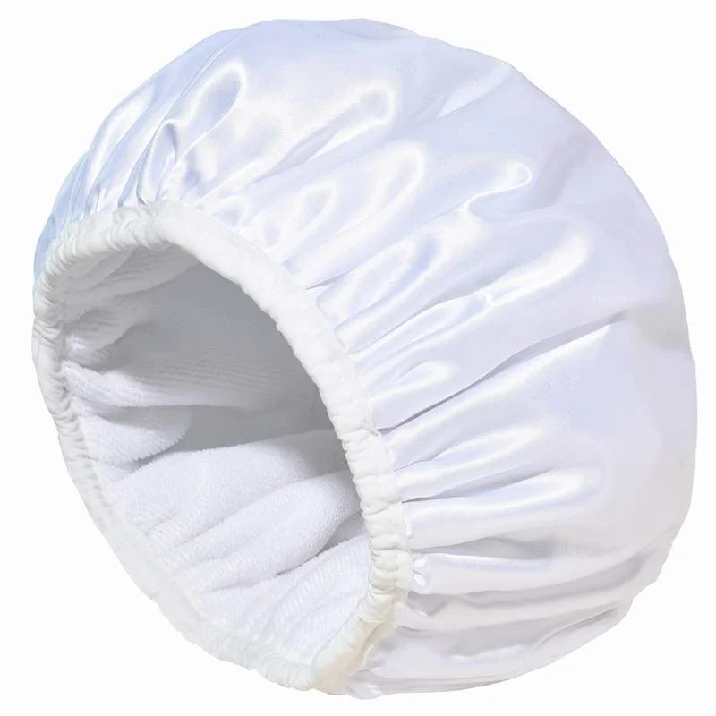 Triple Layer Large Shower Cap Reusable Bath Caps Long Thick Hair Waterproof Washable Soft Bathing Caps for Women Men Hair Care