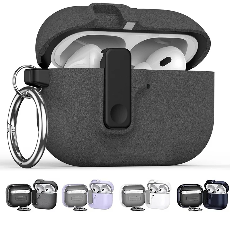 Shockproof Wireless Earphones Protection Case with Safety Lock Buckle