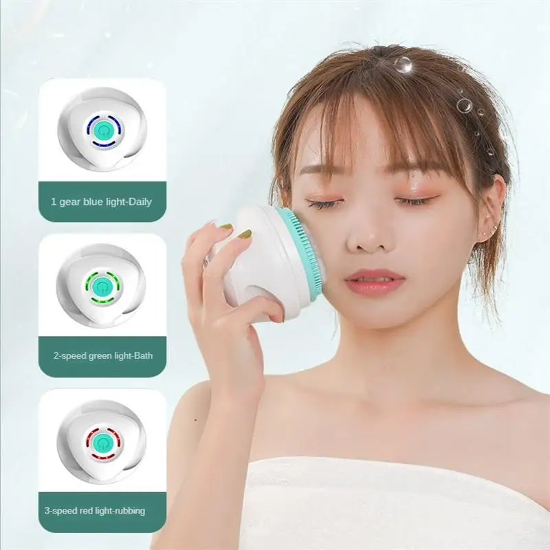 ElectricBathBrushHomeBodyCleaningMassageRubbingMudBrush