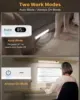 WILLED Motion Sensor Cabinet Light Battery Display 60 LED Touch Light Bar Wireless Rechargeable Battery Night Light 4