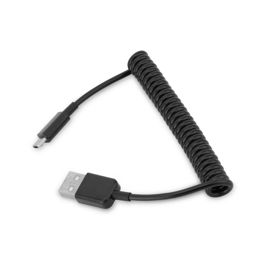 Spring Braided Micro USB Cable Data Fast Charger Phone Lines Charging Cables Smartphone Cord For MP3/4 Xiaomi/ Redmi Note 3s Etc