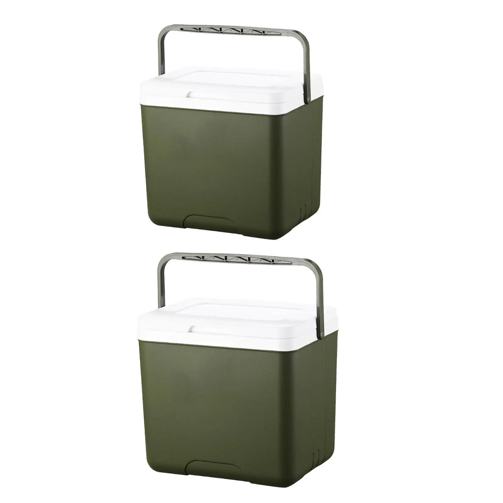 Cooler Box Container Portable Beverage Storage Organizer Hot/Cold Retention Cooler Ice Chest Small for BBQ Picnic Beach Party