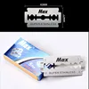 1 Pcs Shaving Razor + 5/10/50/100 Pcs Manual Shaver for Men Barbershop Razor Stainless Steel Shank Is Easy To Use Safety Razor 5